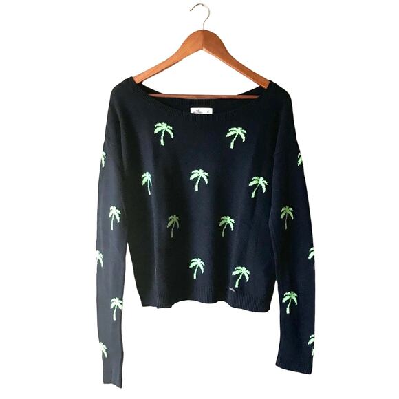 Hollister Palm Tree Sweater Size XS - Picture 1 of 5